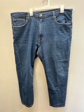 Men's Levi 502 Dark Blue Denim Jeans 44x29